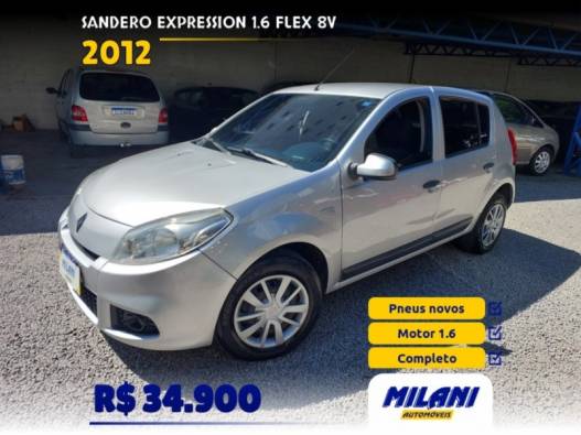 RENAULT - SANDERO - 2012/2012 - Prata - R$ 34.900,00