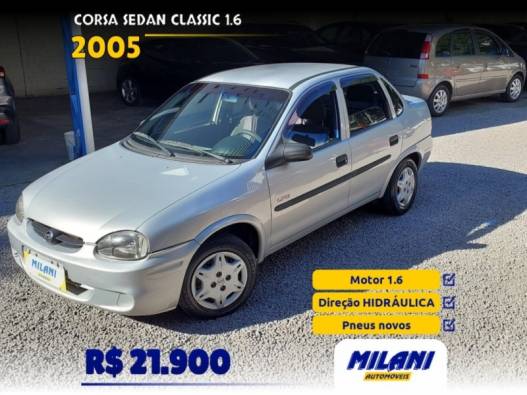 CHEVROLET - CORSA - 2004/2005 - Prata - R$ 21.900,00