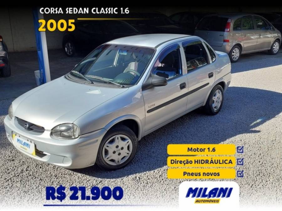 CHEVROLET - CORSA - 2004/2005 - Prata - R$ 21.900,00