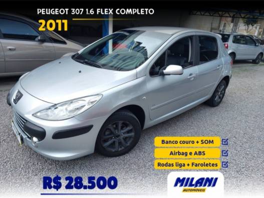 PEUGEOT - 307 - 2010/2011 - Prata - R$ 28.500,00