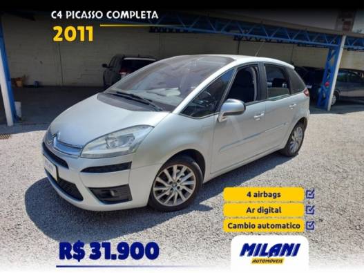 CITROËN - C4 PICASSO - 2010/2011 - Prata - R$ 31.900,00