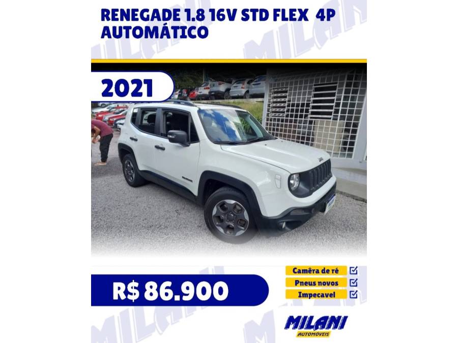 JEEP - RENEGADE - 2020/2021 - Branca - R$ 86.900,00