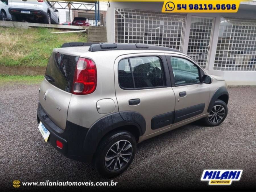 FIAT - UNO - 2012/2012 - Bege - R$ 34.500,00