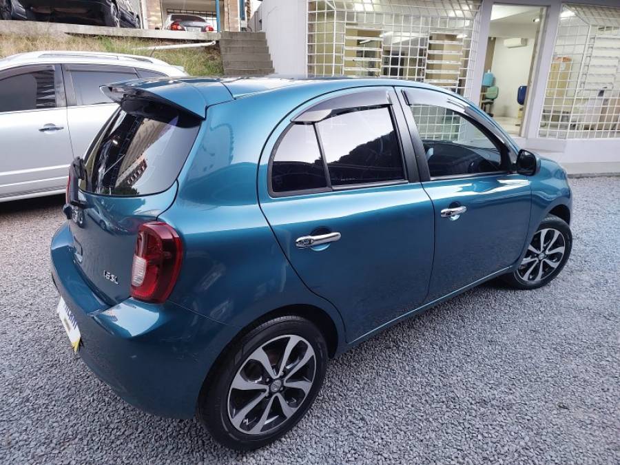 NISSAN - MARCH - 2015/2016 - Azul - R$ 47.500,00