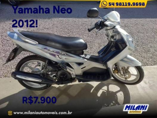 YAMAHA - NEO AT 115 - 2011/2012 - Prata - R$ 7.900,00