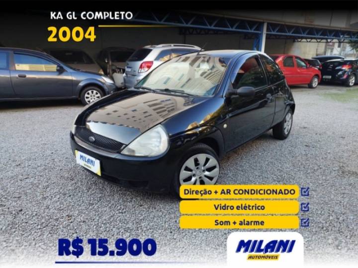 FORD - KA - 2004/2004 - Preta - R$ 15.900,00