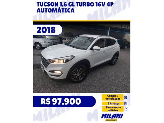 HYUNDAI - TUCSON - 2017/2018 - Branca - R$ 97.900,00