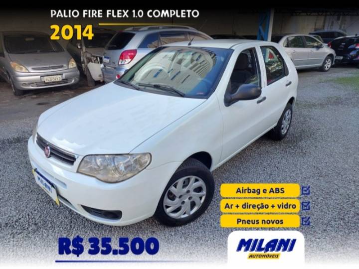 FIAT - PALIO - 2014/2014 - Branca - R$ 35.500,00