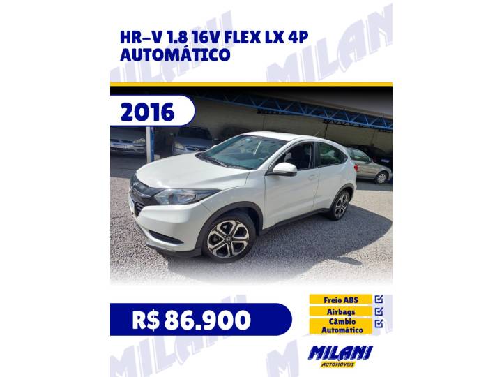 HONDA - HR-V - 2016/2016 - Branca - R$ 86.900,00