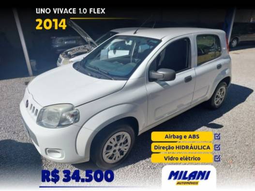 FIAT - UNO - 2014/2014 - Branca - R$ 34.500,00