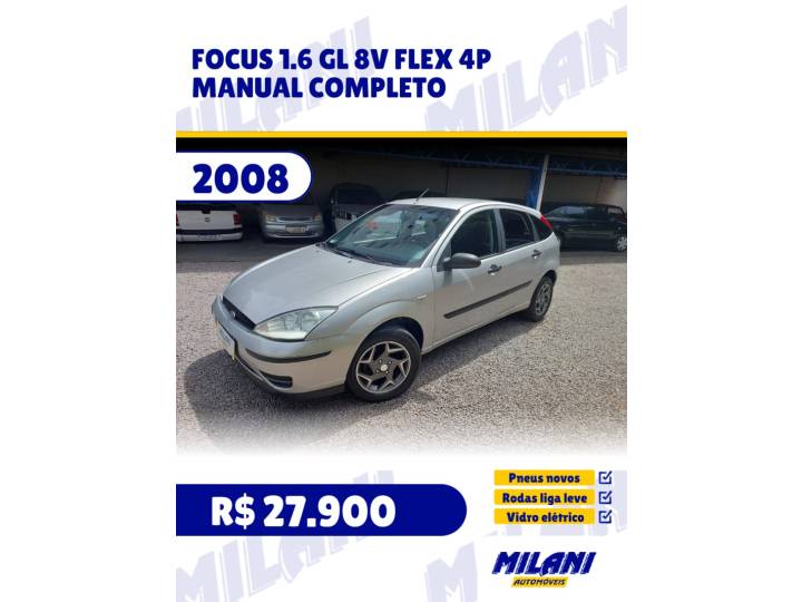 FORD - FOCUS - 2007/2008 - Prata - R$ 27.900,00