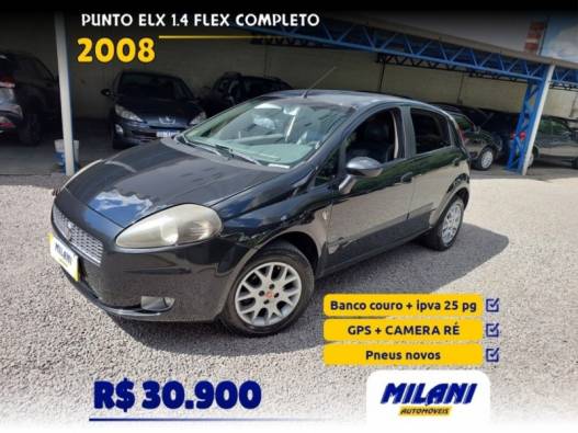 FIAT - PUNTO - 2008/2008 - Preta - R$ 30.900,00