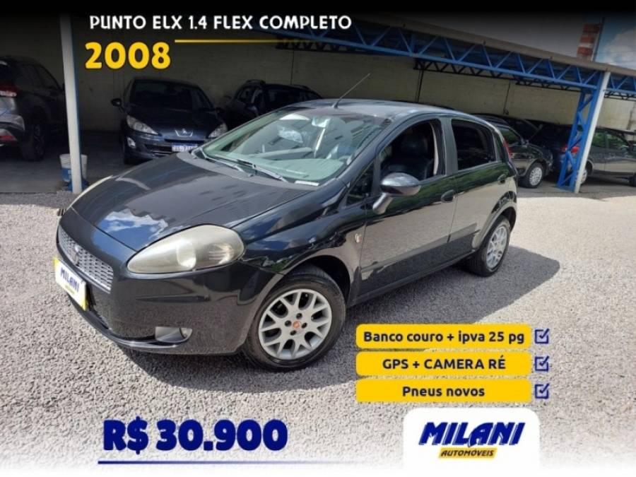 FIAT - PUNTO - 2008/2008 - Preta - R$ 30.900,00