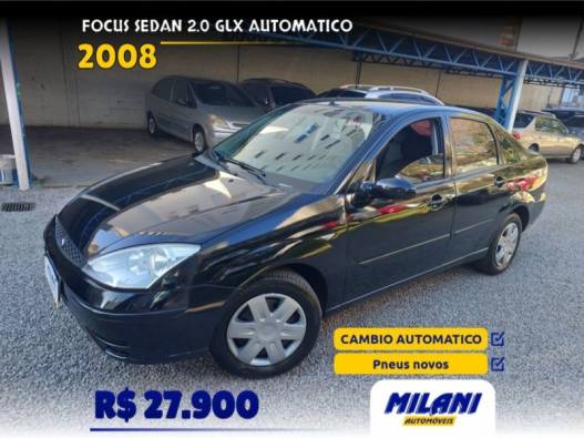 FORD - FOCUS - 2007/2008 - Preta - R$ 27.900,00