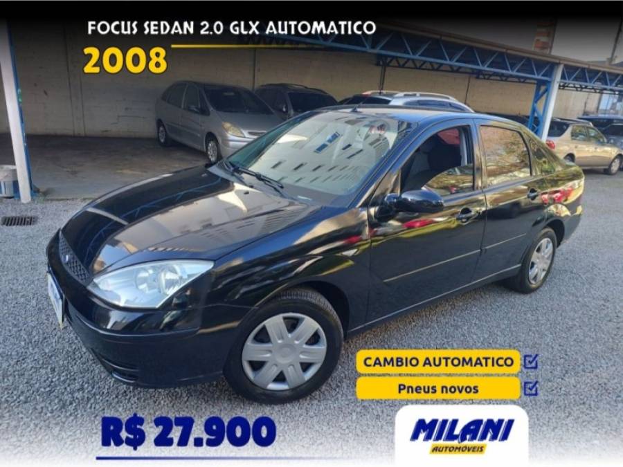 FORD - FOCUS - 2007/2008 - Preta - R$ 27.900,00
