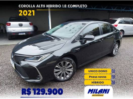 TOYOTA - COROLLA - 2020/2021 - Preta - R$ 129.900,00