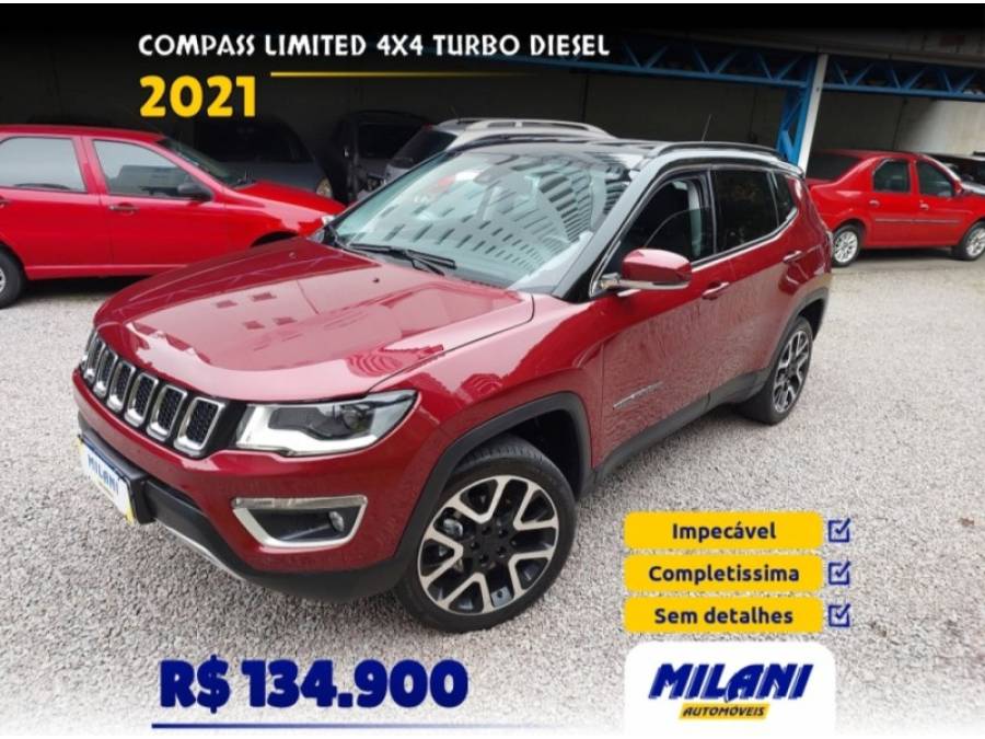 JEEP - COMPASS - 2020/2021 - Vinho - R$ 134.900,00