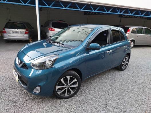 NISSAN - MARCH - 2015/2016 - Azul - R$ 47.500,00