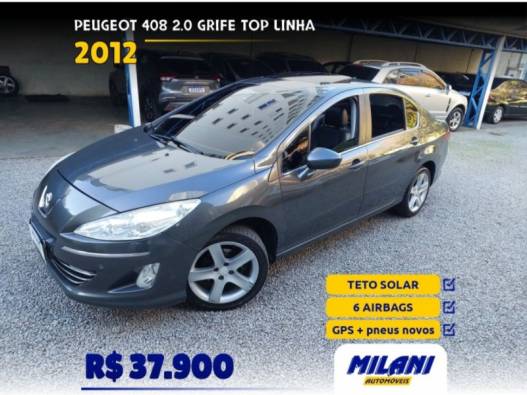 PEUGEOT - 408 - 2011/2012 - Cinza - R$ 37.900,00