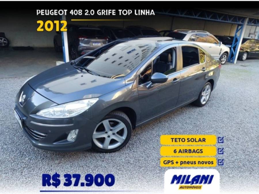 PEUGEOT - 408 - 2011/2012 - Cinza - R$ 37.900,00