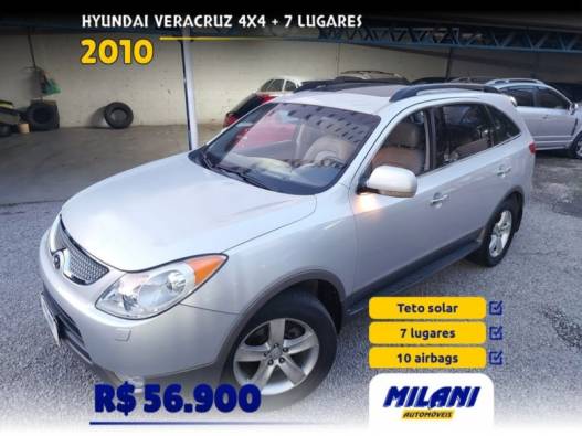 HYUNDAI - VERA CRUZ - 2009/2010 - Prata - R$ 56.900,00