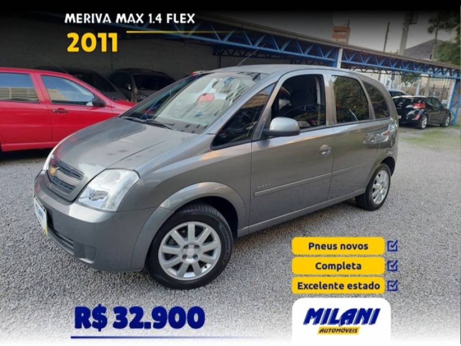 CHEVROLET - MERIVA - 2010/2011 - Cinza - R$ 32.900,00