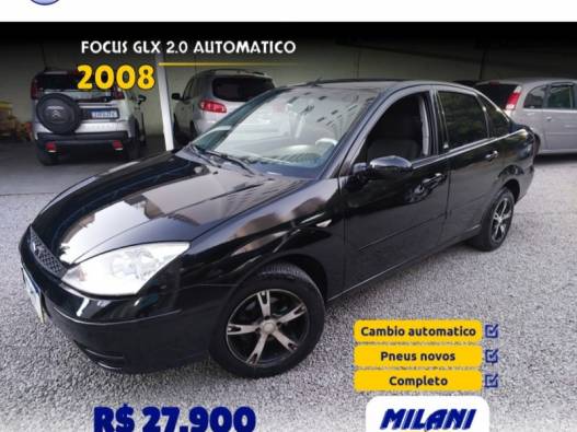 FORD - FOCUS - 2007/2008 - Preta - R$ 27.900,00