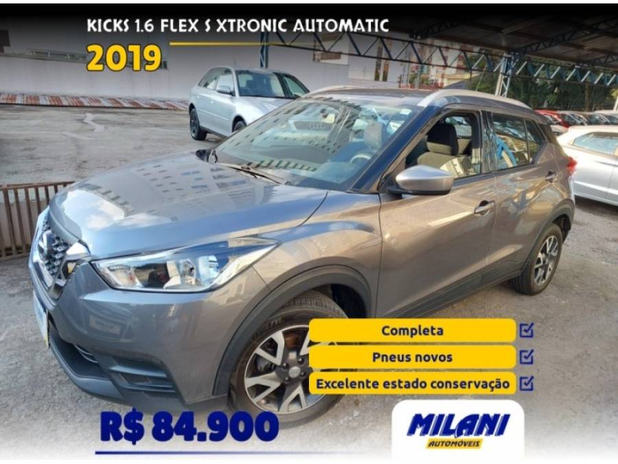 NISSAN - KICKS - 2018/2019 - Cinza - R$ 84.900,00